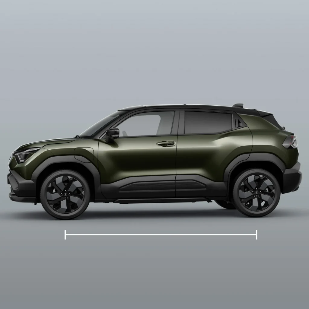 Suzuki e Vitara - Međuosovinski razmak